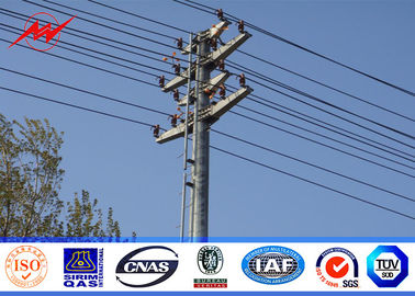 Chiny Hot dip galvnaized Electric Power Pole 8m height  for 132KV Transmission Line dostawca