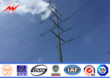 Chiny NGCP 6MM 30FT Steel Utility Pole for 69KV Power Distribution with Bitumen dostawca
