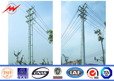 Chiny Africa 9m - 13m Electrical Power Pole , Commercial Light Poles 3mm Wall Thickness dostawca
