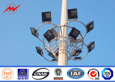 Chiny 40M 60 nos Oświetlenia LED Oświetlona wieżami oświetleniowymi o wysokim masztie z okrągłym wozem latarniowym dostawca