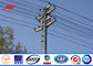 Hot dip galvnaized Electric Power Pole 8m height  for 132KV Transmission Line dostawca