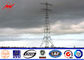 Sided Multi Sided 8m 25 KN Metal Utility Poles For Overhead Electric Power Tower dostawca