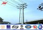 Filipiny NGCP Steel Utility Słupki zasilające 80 ft / 90 ft For Power Transmission dostawca